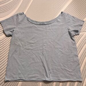 Brandy Melville Sky Blue Short Sleeve Tee